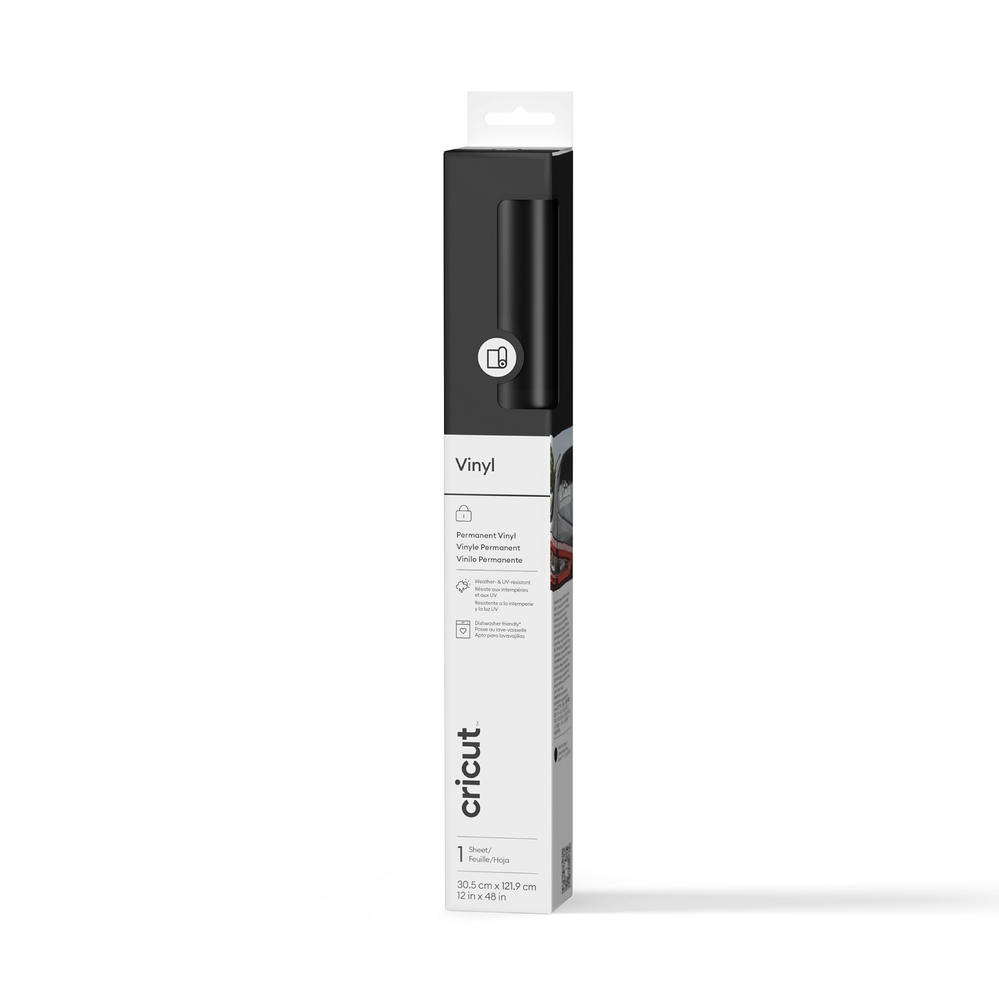 Cricut Premium Vinyl Permanent 30x120 cm (Black)